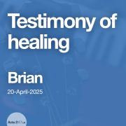 Testimony of Healing | Brian's Story - Title Image