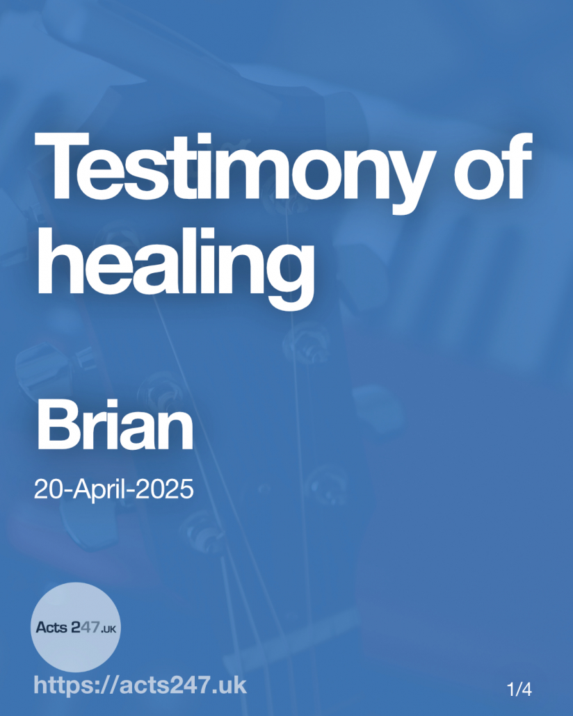 Testimony of Healing | Brian's Story - Title Image